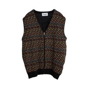 Giuggio (Italy) 70s Vintage, Jacquard, Stockinette, Mid-Century